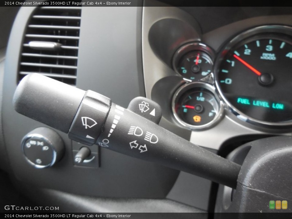 Ebony Interior Controls for the 2014 Chevrolet Silverado 3500HD LT Regular Cab 4x4 #99151882