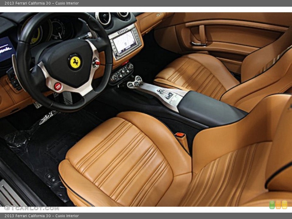 Cuoio 2013 Ferrari California Interiors