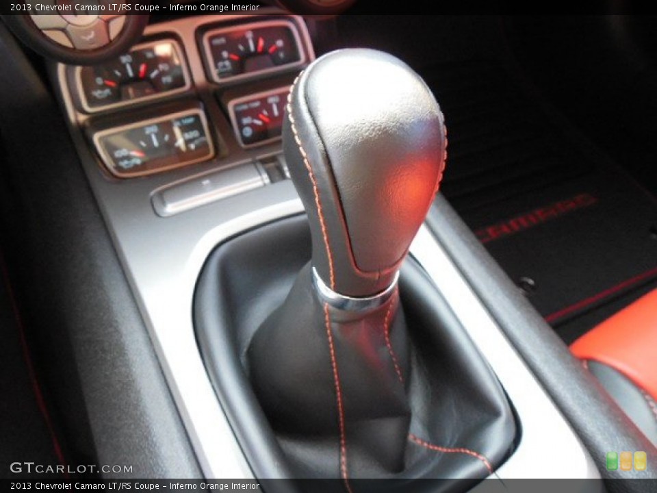 Inferno Orange Interior Transmission for the 2013 Chevrolet Camaro LT/RS Coupe #99162697