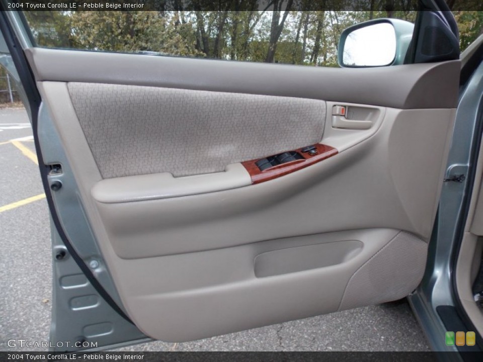 Pebble Beige Interior Door Panel for the 2004 Toyota Corolla LE #99164527