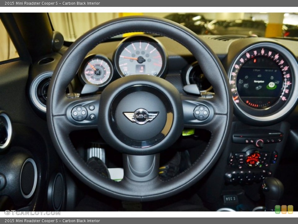 Carbon Black Interior Steering Wheel for the 2015 Mini Roadster Cooper S #99166654
