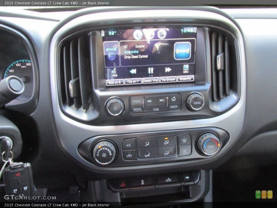 Jet Black Interior Controls for the 2015 Chevrolet Colorado LT Crew Cab 4WD #99170893