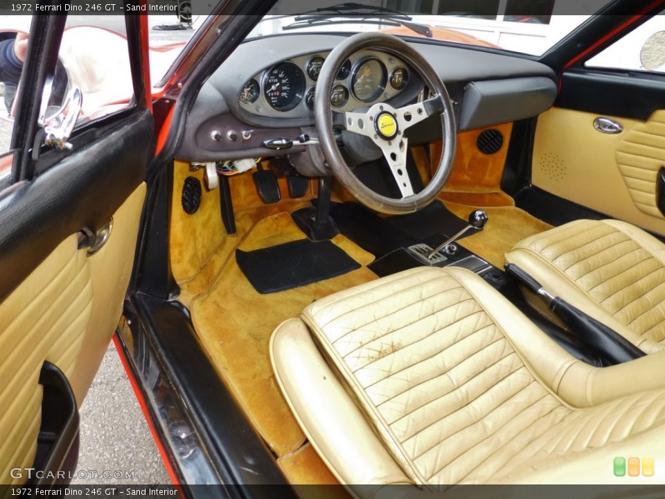 Sand Interior Prime Interior for the 1972 Ferrari Dino 246 GT #99171505
