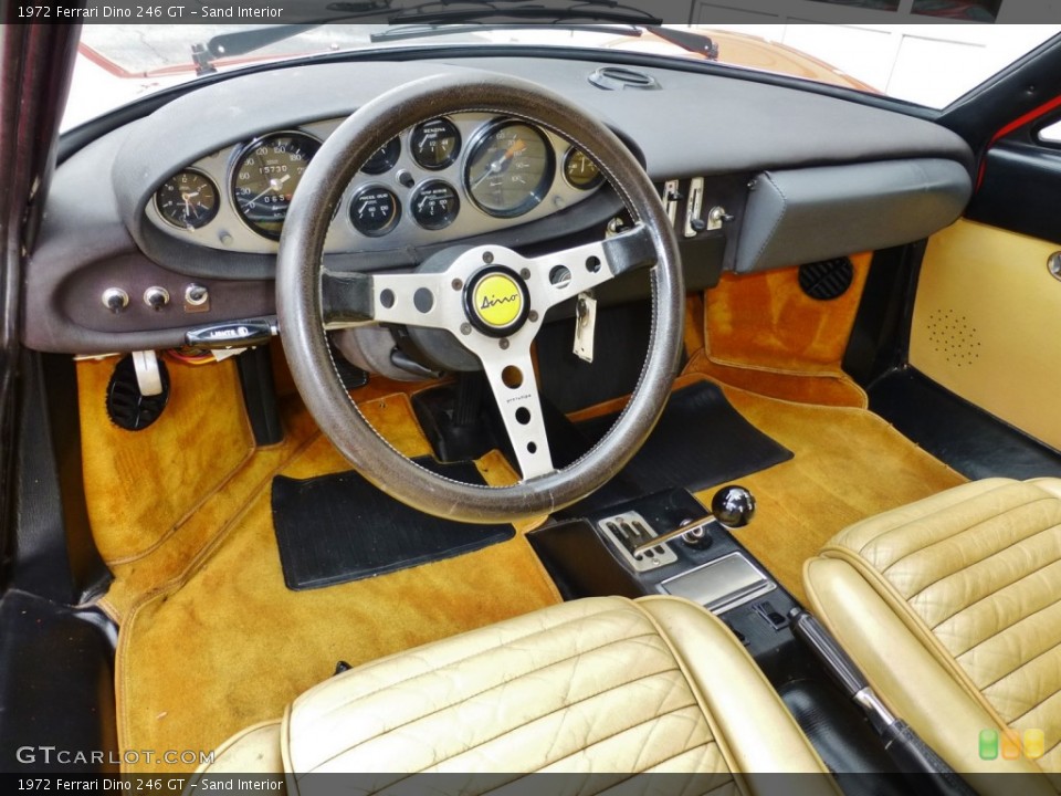 Sand Interior Prime Interior for the 1972 Ferrari Dino 246 GT #99171553