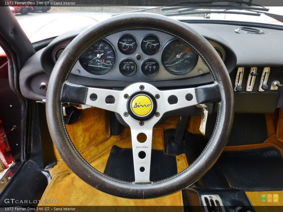 Sand Interior Steering Wheel for the 1972 Ferrari Dino 246 GT #99171568
