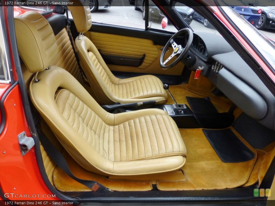 Sand Interior Photo for the 1972 Ferrari Dino 246 GT #99171613