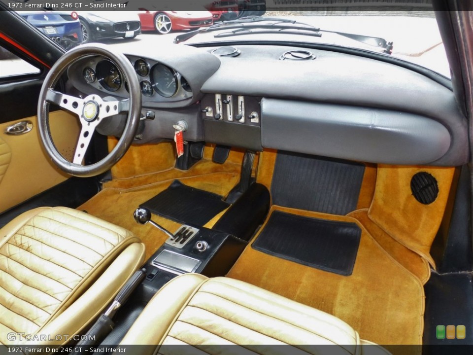 Sand Interior Dashboard for the 1972 Ferrari Dino 246 GT #99171629