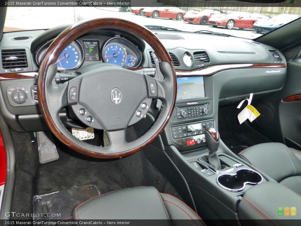 Nero Interior Photo for the 2015 Maserati GranTurismo Convertible GrandCabrio #99171736