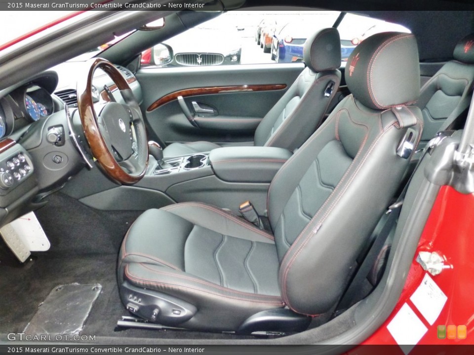 Nero Interior Front Seat for the 2015 Maserati GranTurismo Convertible GrandCabrio #99171769