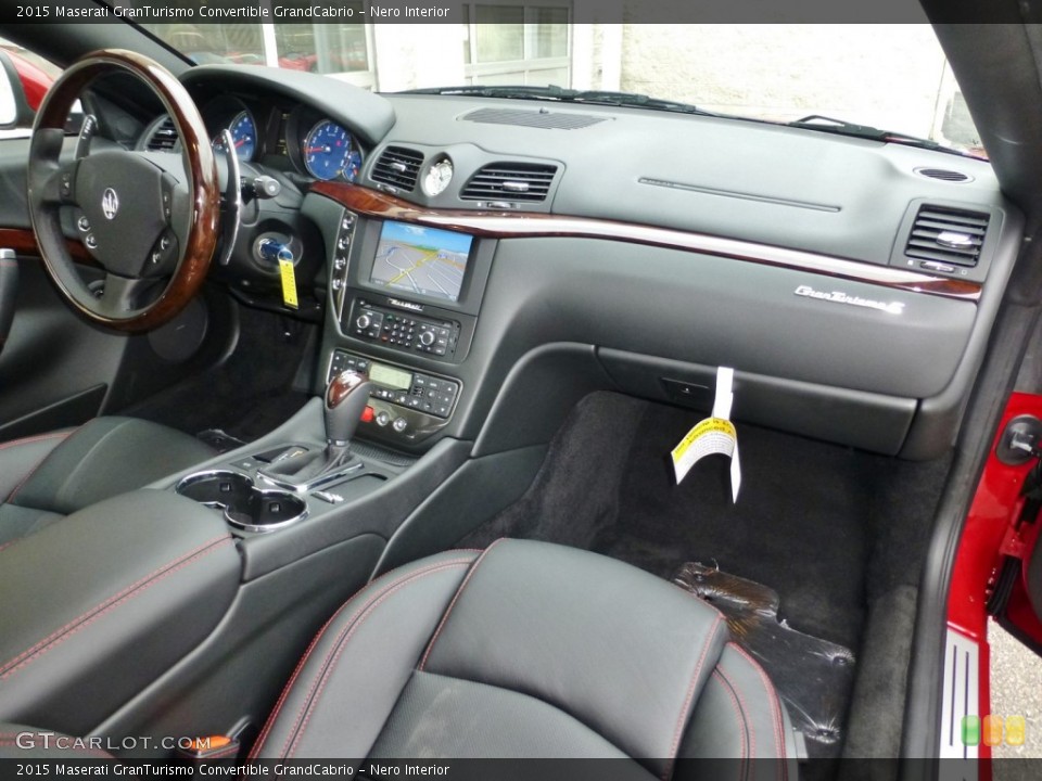 Nero Interior Dashboard for the 2015 Maserati GranTurismo Convertible GrandCabrio #99171799