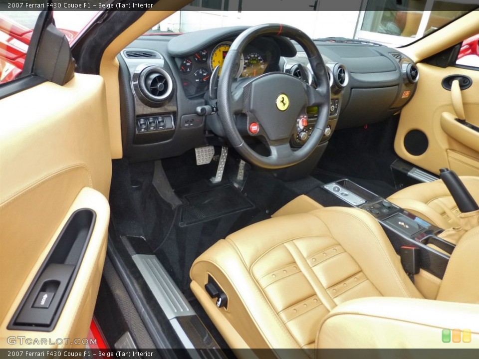 Beige (Tan) Interior Photo for the 2007 Ferrari F430 Coupe F1 #99172141