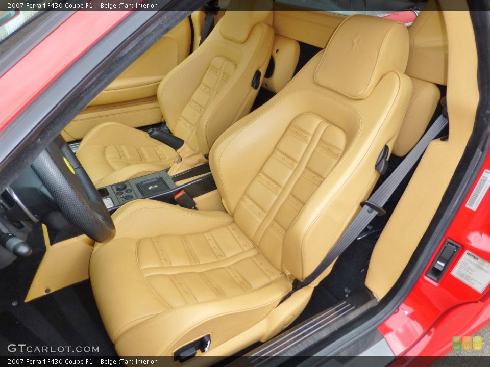 Beige (Tan) Interior Front Seat for the 2007 Ferrari F430 Coupe F1 #99172165