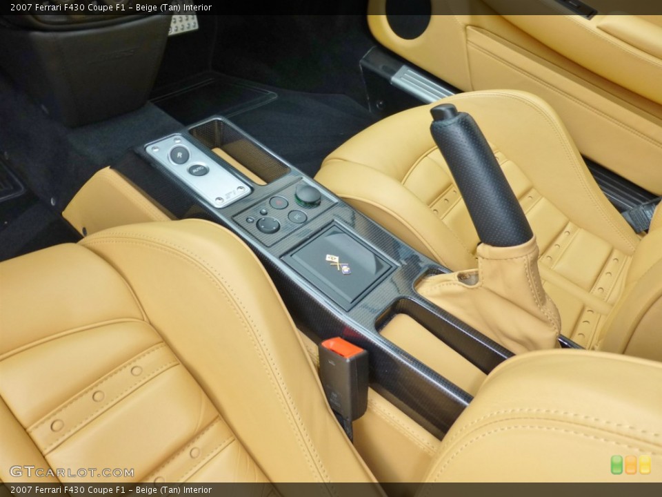 Beige (Tan) Interior Controls for the 2007 Ferrari F430 Coupe F1 #99172198