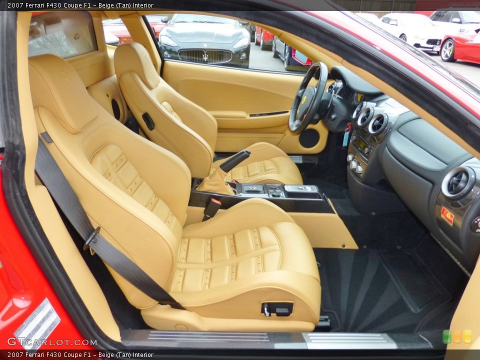 Beige (Tan) Interior Front Seat for the 2007 Ferrari F430 Coupe F1 #99172207