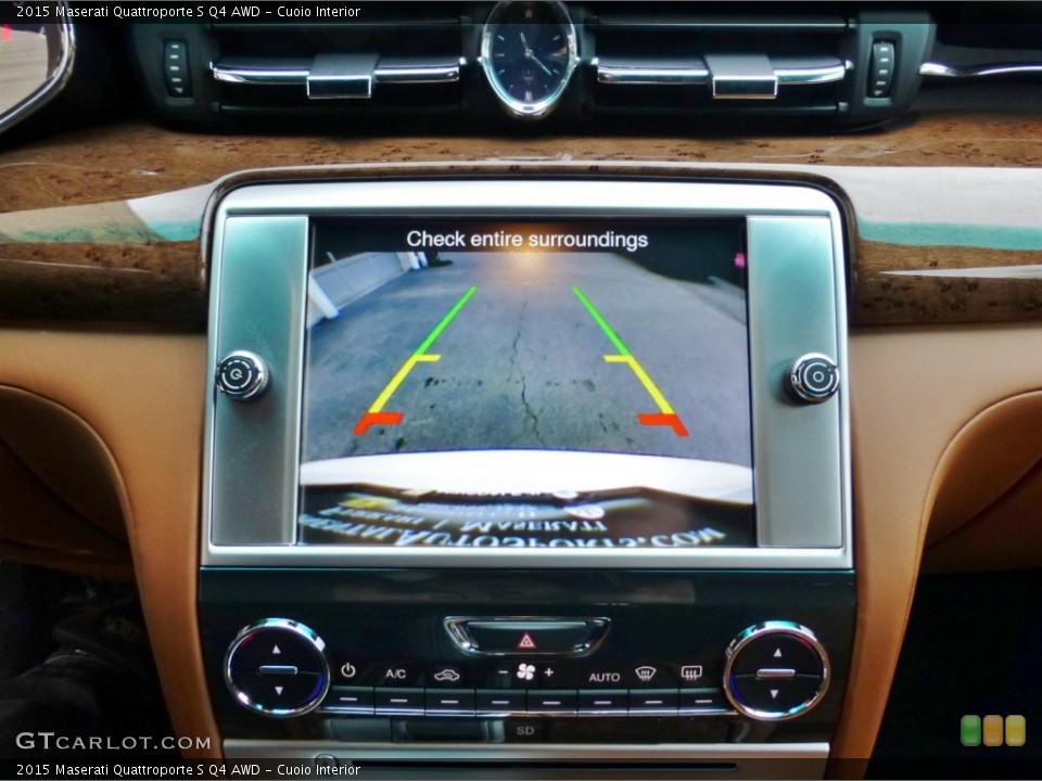 Cuoio Interior Controls for the 2015 Maserati Quattroporte S Q4 AWD #99172300
