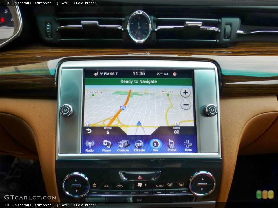 Cuoio Interior Navigation for the 2015 Maserati Quattroporte S Q4 AWD #99172384