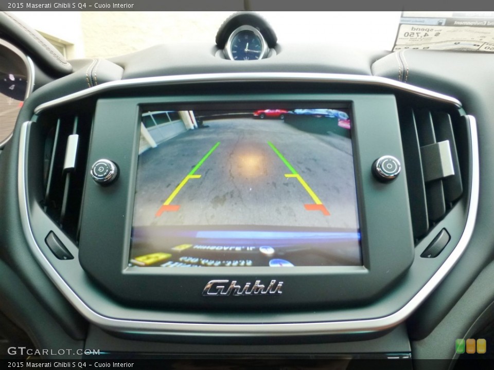 Cuoio Interior Navigation for the 2015 Maserati Ghibli S Q4 #99172486