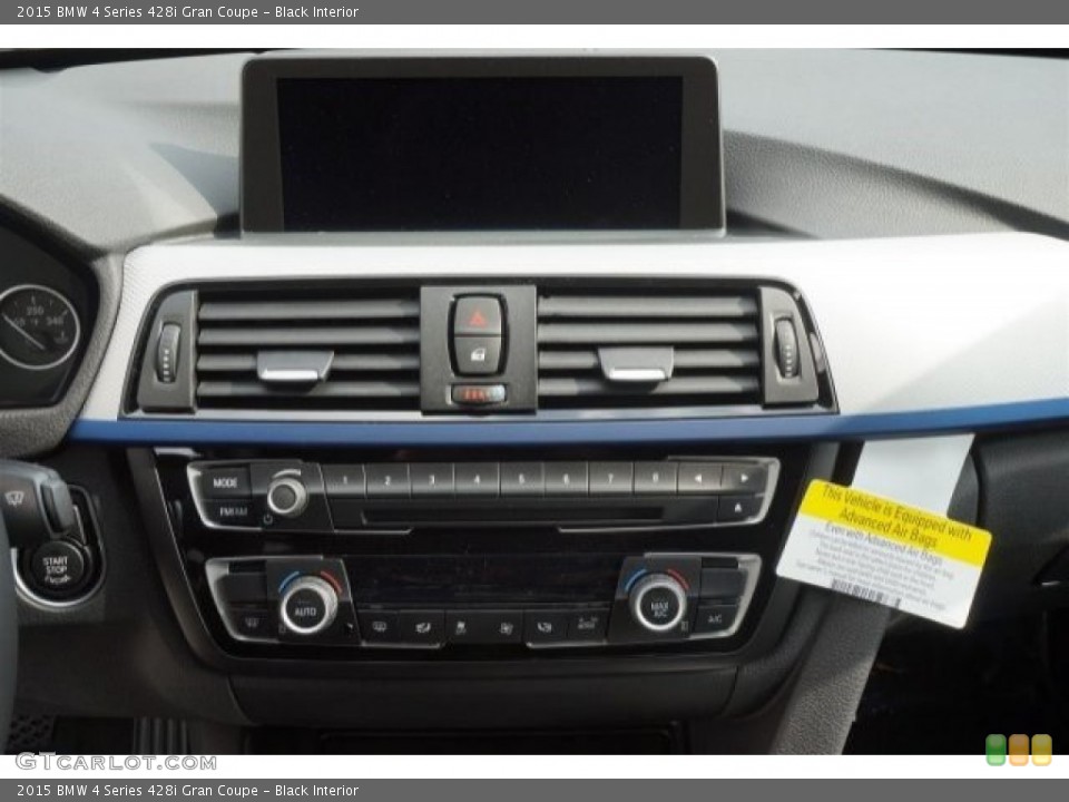 Black Interior Controls for the 2015 BMW 4 Series 428i Gran Coupe #99174307