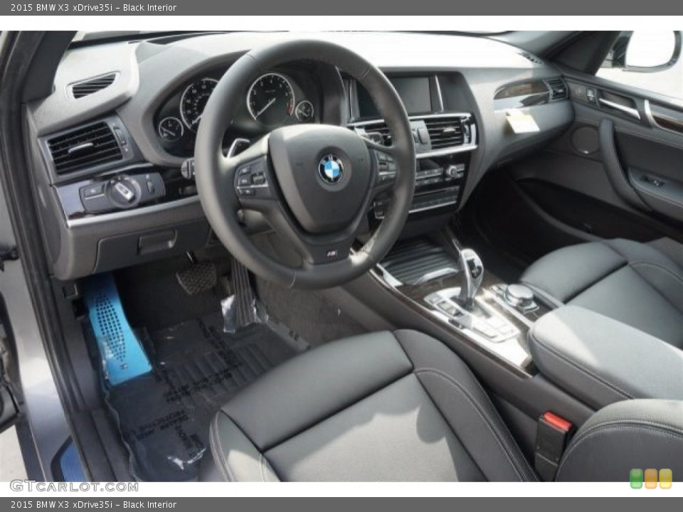 Black Interior Photo for the 2015 BMW X3 xDrive35i #99174658