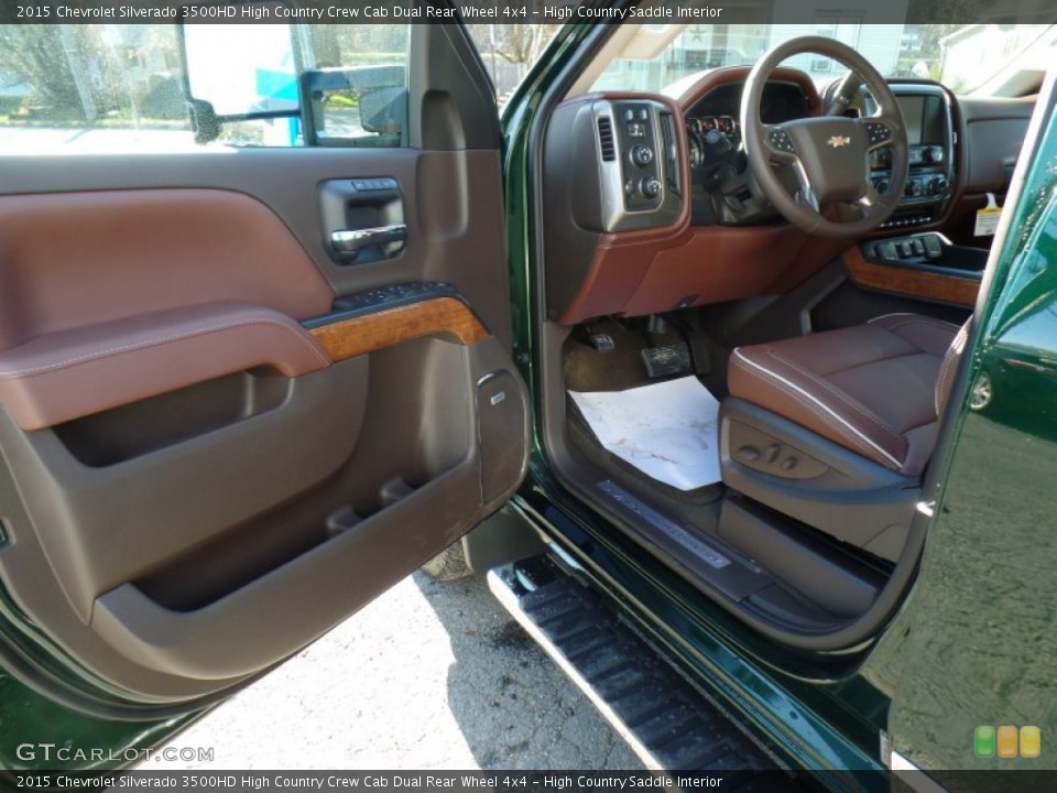 High Country Saddle Interior Door Panel for the 2015 Chevrolet Silverado 3500HD High Country Crew Cab Dual Rear Wheel 4x4 #99177223