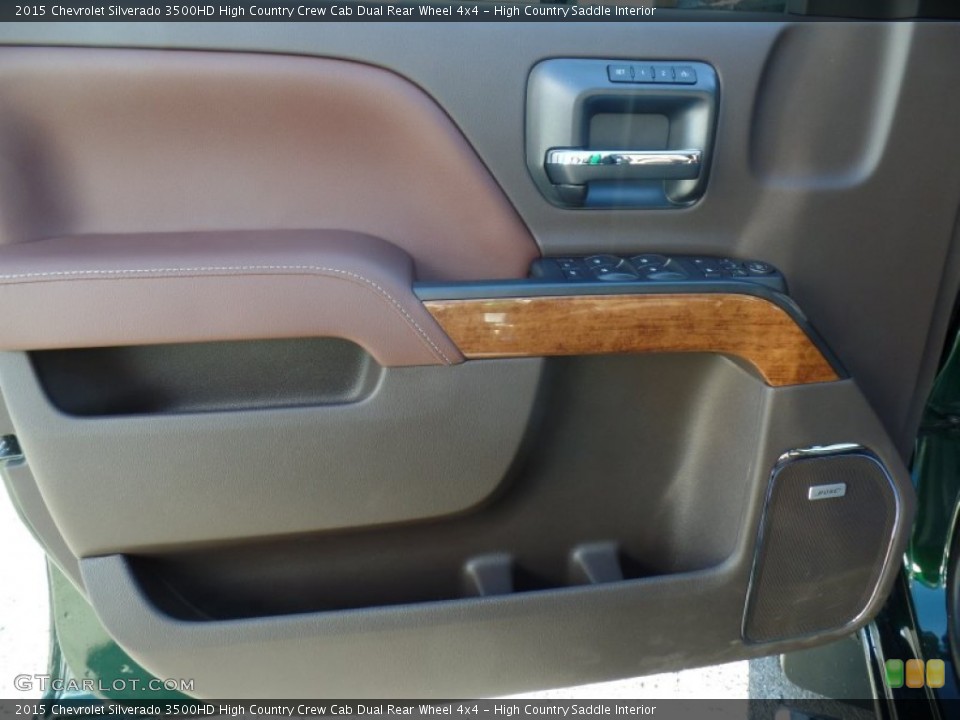 High Country Saddle Interior Door Panel for the 2015 Chevrolet Silverado 3500HD High Country Crew Cab Dual Rear Wheel 4x4 #99177244