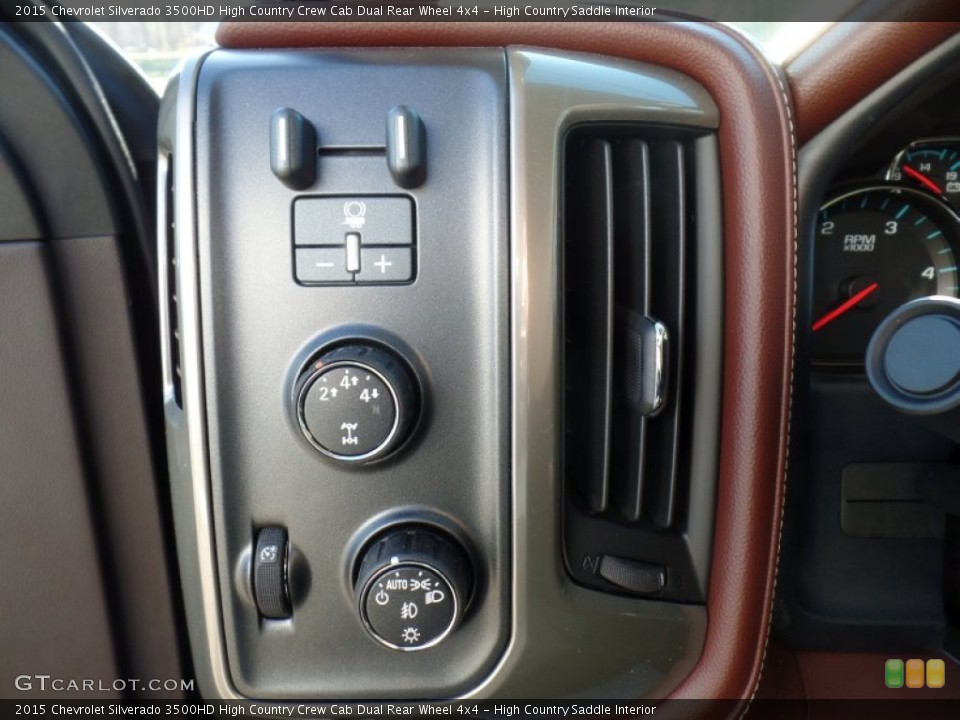 High Country Saddle Interior Controls for the 2015 Chevrolet Silverado 3500HD High Country Crew Cab Dual Rear Wheel 4x4 #99177517