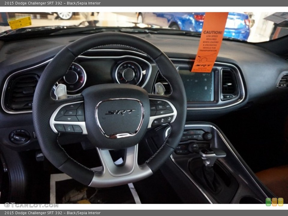 Black Sepia Interior Dashboard For The 2015 Dodge Challenger