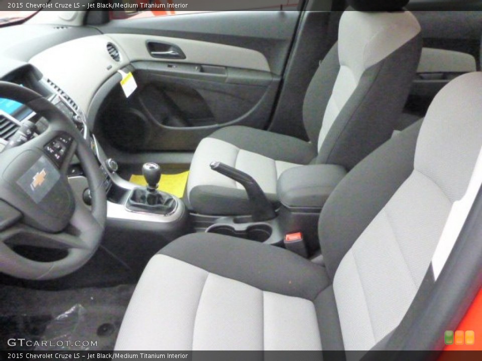 Jet Black/Medium Titanium Interior Front Seat for the 2015 Chevrolet Cruze LS #99194584