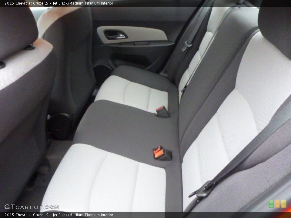 Jet Black/Medium Titanium Interior Rear Seat for the 2015 Chevrolet Cruze LS #99194596