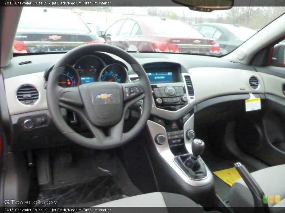Jet Black/Medium Titanium Interior Prime Interior for the 2015 Chevrolet Cruze LS #99194608