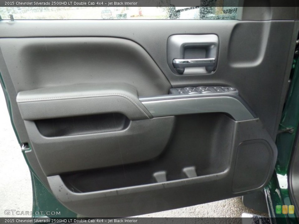 Jet Black Interior Door Panel for the 2015 Chevrolet Silverado 2500HD LT Double Cab 4x4 #99201774