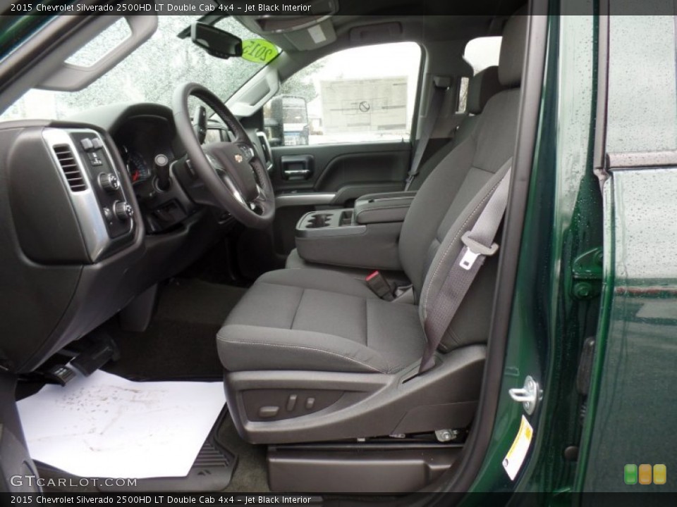 Jet Black Interior Photo for the 2015 Chevrolet Silverado 2500HD LT Double Cab 4x4 #99201808