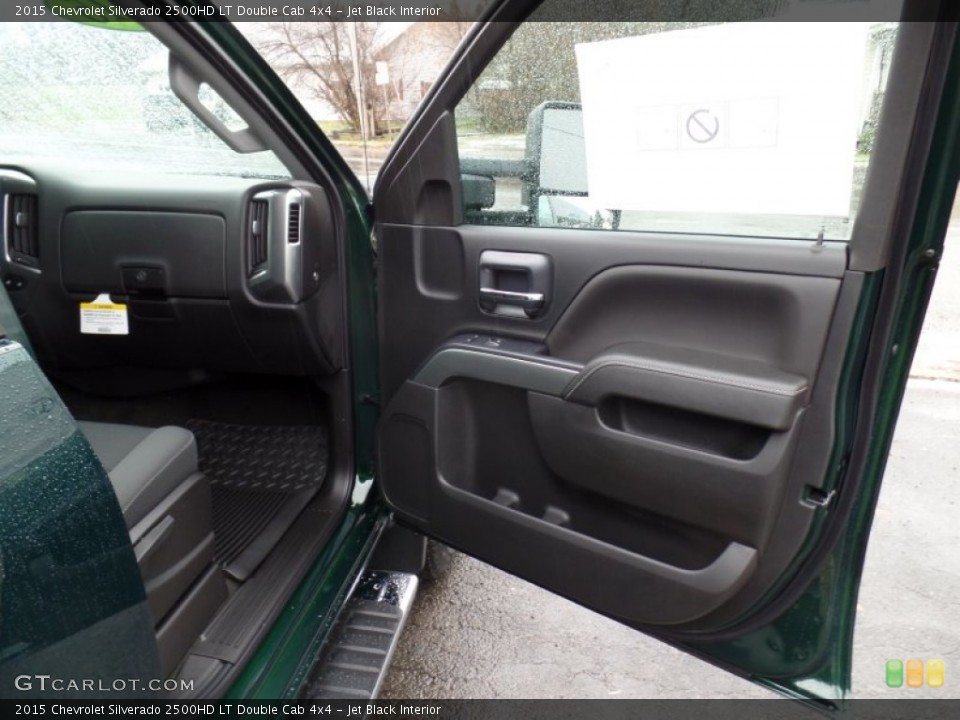 Jet Black Interior Door Panel for the 2015 Chevrolet Silverado 2500HD LT Double Cab 4x4 #99202931