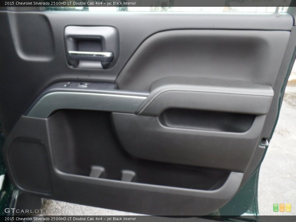 Jet Black Interior Door Panel for the 2015 Chevrolet Silverado 2500HD LT Double Cab 4x4 #99202952