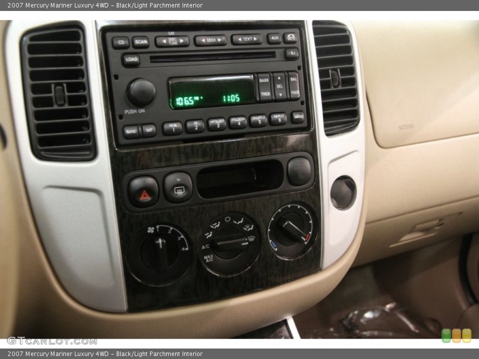 Black/Light Parchment Interior Controls for the 2007 Mercury Mariner Luxury 4WD #99213375