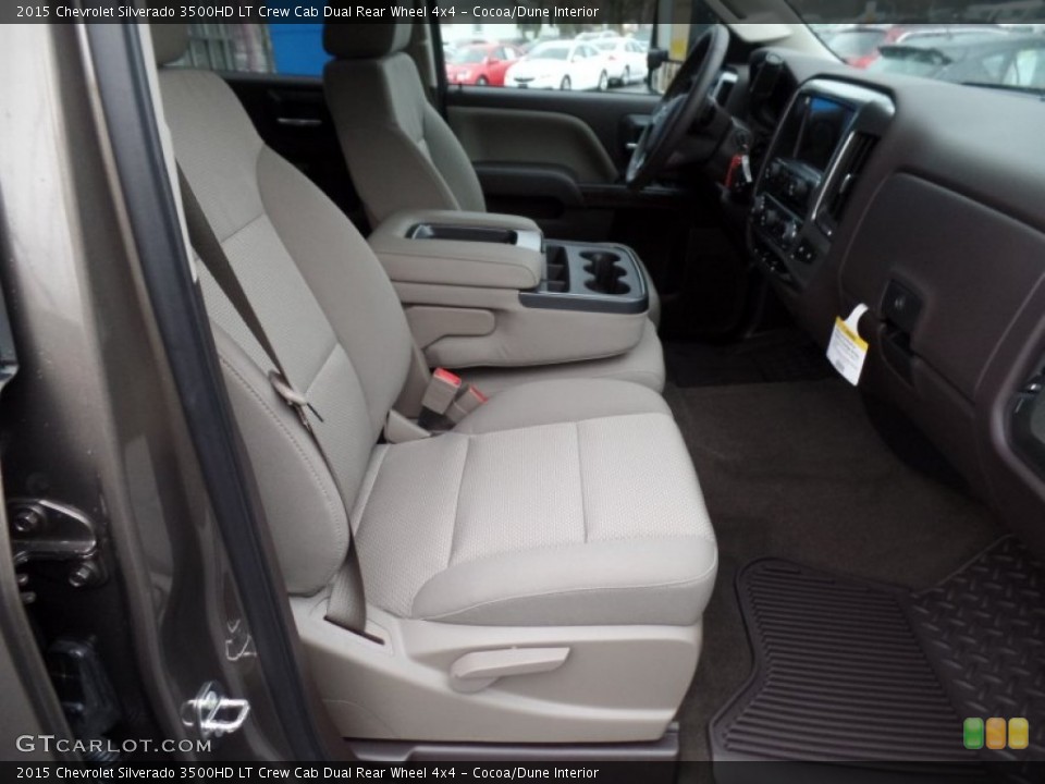 Cocoa/Dune Interior Front Seat for the 2015 Chevrolet Silverado 3500HD LT Crew Cab Dual Rear Wheel 4x4 #99214098