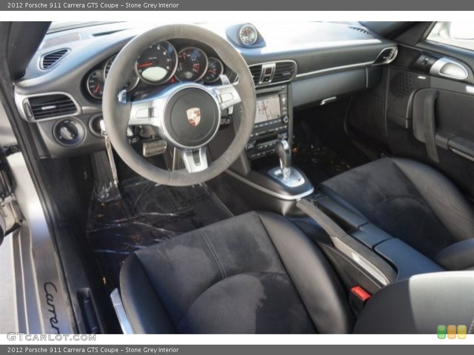 Stone Grey Interior Prime Interior for the 2012 Porsche 911 Carrera GTS Coupe #99218344