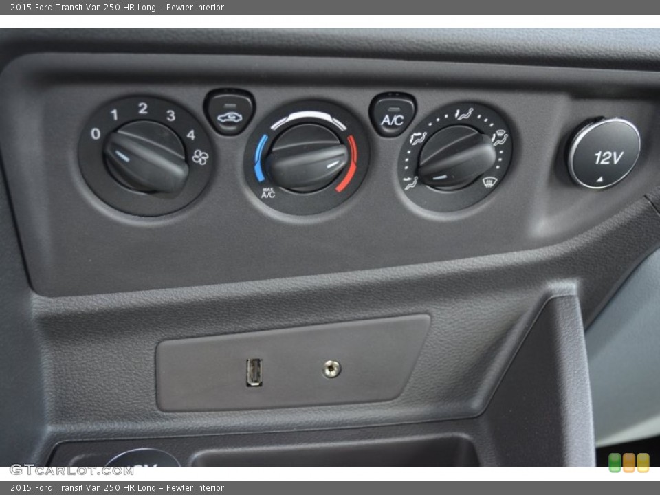 Pewter Interior Controls for the 2015 Ford Transit Van 250 HR Long #99220252