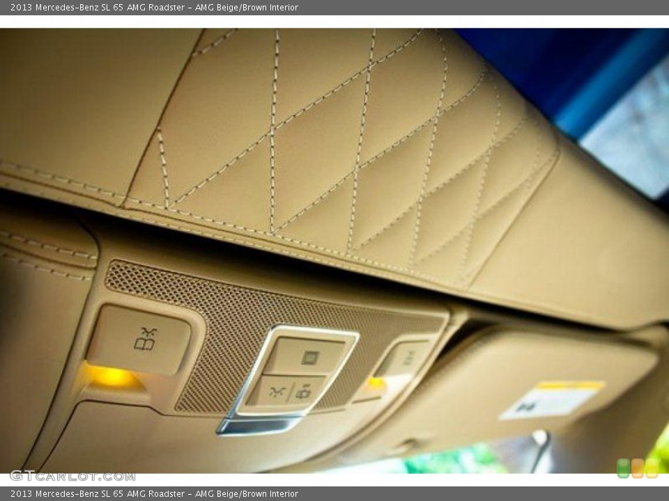 AMG Beige/Brown Interior Controls for the 2013 Mercedes-Benz SL 65 AMG Roadster #99220561