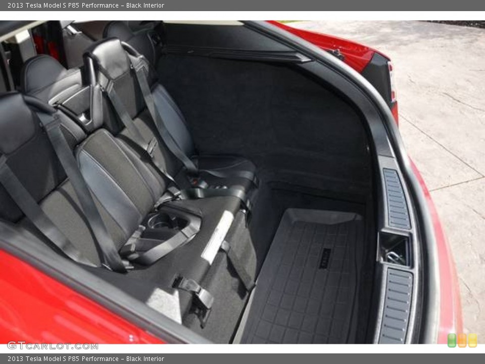 Black Interior Rear Seat for the 2013 Tesla Model S P85 Performance #99221050