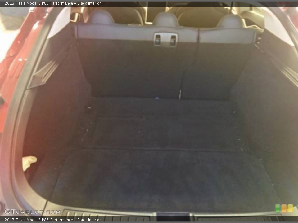 Black Interior Trunk for the 2013 Tesla Model S P85 Performance #99221161