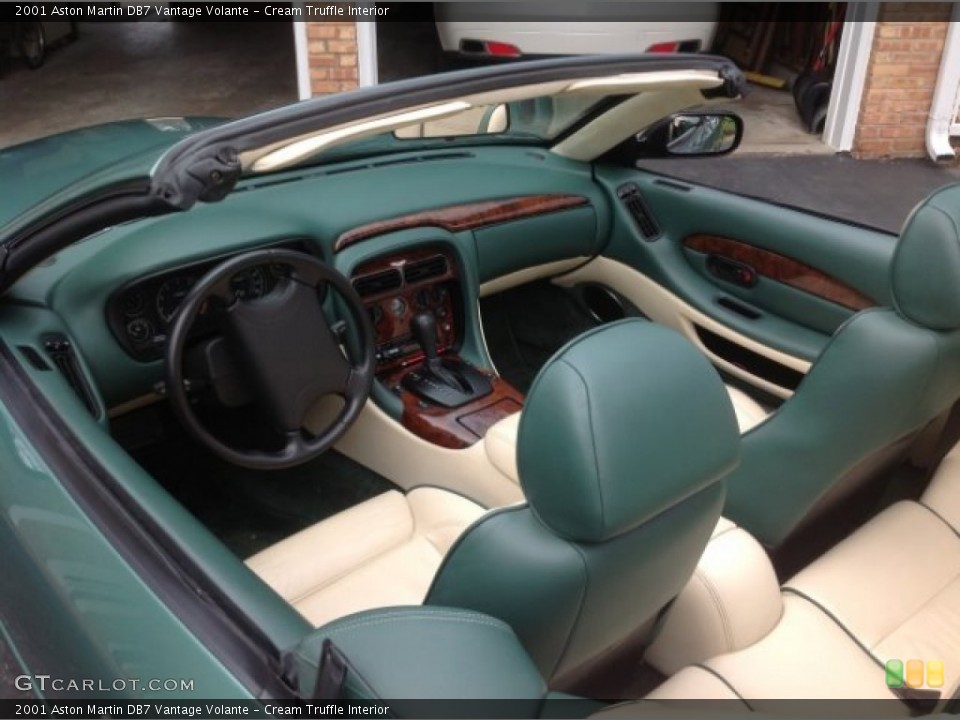 Cream Truffle Interior Photo for the 2001 Aston Martin DB7 Vantage Volante #99221563