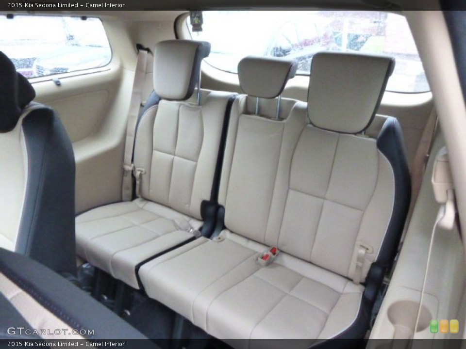 Camel Interior Rear Seat for the 2015 Kia Sedona Limited #99224873