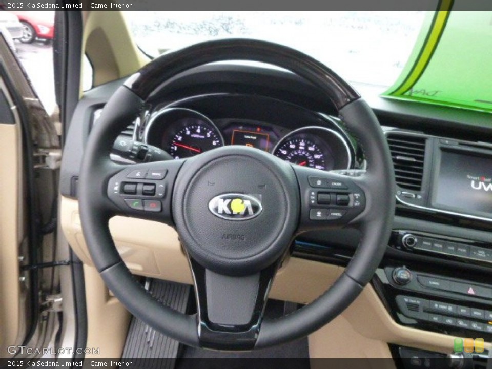 Camel Interior Steering Wheel for the 2015 Kia Sedona Limited #99225053