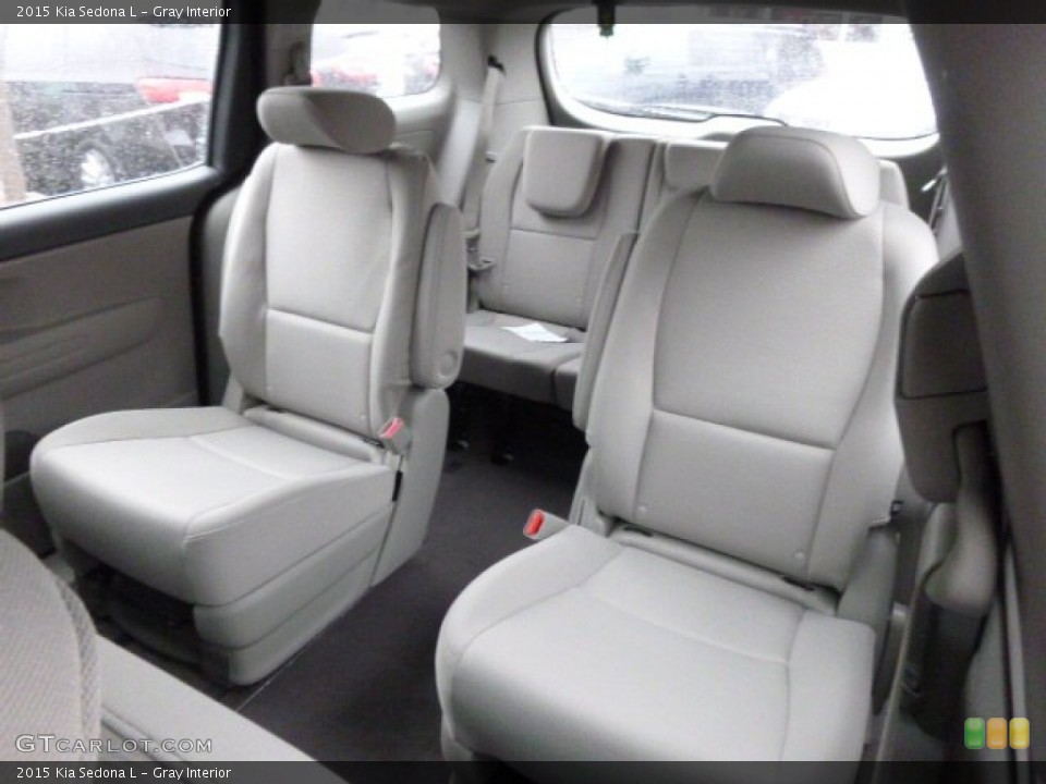 Gray Interior Rear Seat for the 2015 Kia Sedona L #99225347