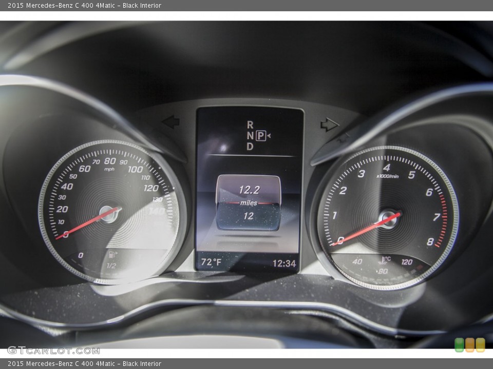 Black Interior Gauges for the 2015 Mercedes-Benz C 400 4Matic #99233486