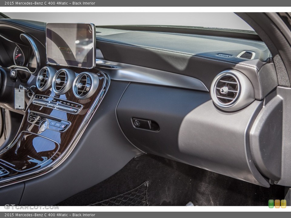 Black Interior Dashboard for the 2015 Mercedes-Benz C 400 4Matic #99233552