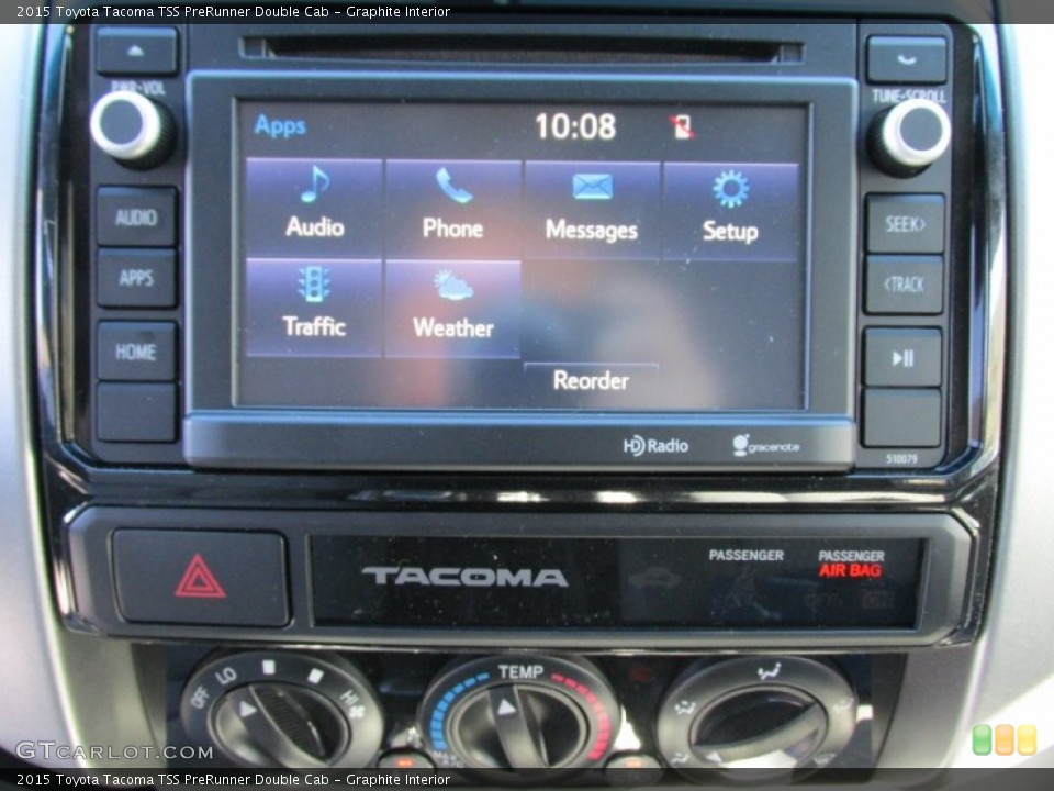 Graphite Interior Controls for the 2015 Toyota Tacoma TSS PreRunner Double Cab #99235529