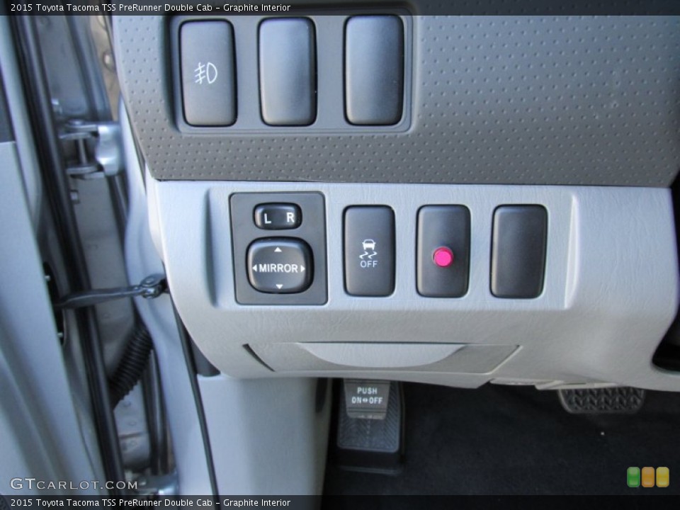 Graphite Interior Controls for the 2015 Toyota Tacoma TSS PreRunner Double Cab #99235631