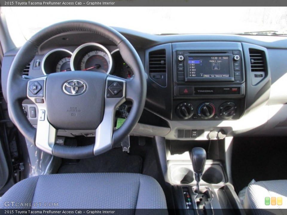 Graphite Interior Dashboard for the 2015 Toyota Tacoma PreRunner Access Cab #99236828